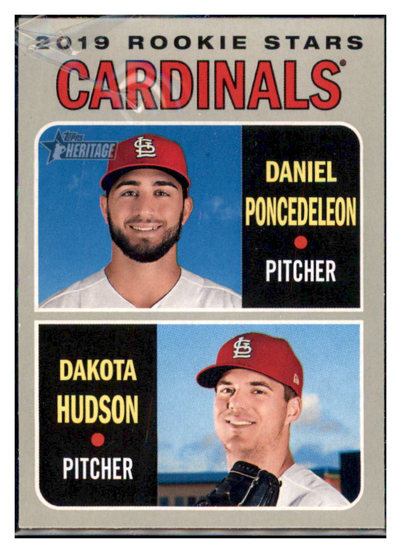 2019 Topps Heritage Heath Fillmyer / Brad
Keller CPC, RC, RS Kansas City
Royals #371 Baseball card TMH1C_1a simple Xclusive Collectibles