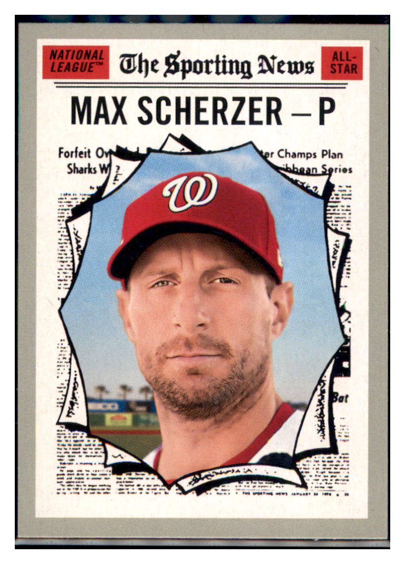 2019 Topps Heritage Max Scherzer Washington Nationals #360 Baseball card
PSA ALL TMH1C simple Xclusive Collectibles