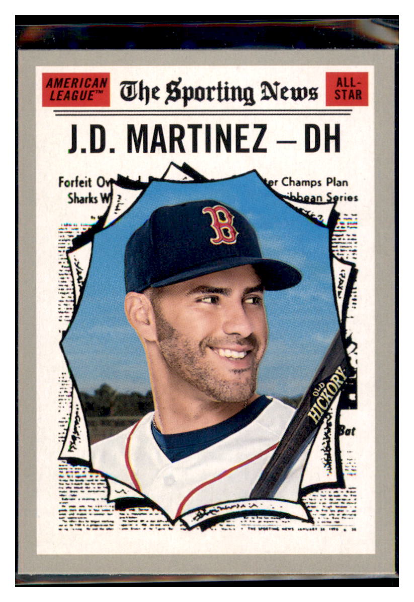 2019 Topps Heritage J.D. Martinez Boston Red Sox #359 Baseball card TMH1C simple Xclusive Collectibles
