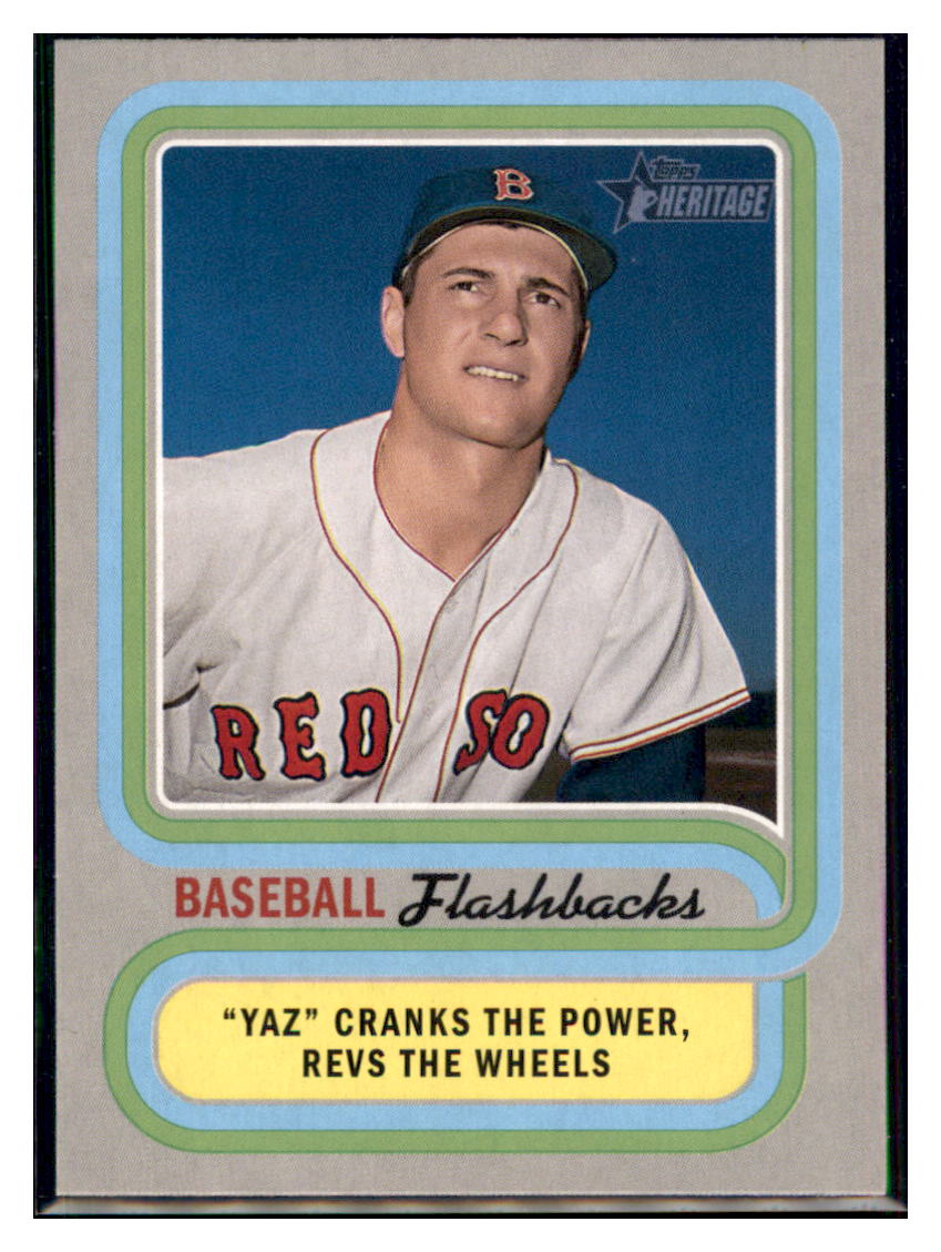 2019 Topps Heritage Carl Yastrzemski Boston Red Sox #BF-CY Baseball card TMH1C simple Xclusive Collectibles