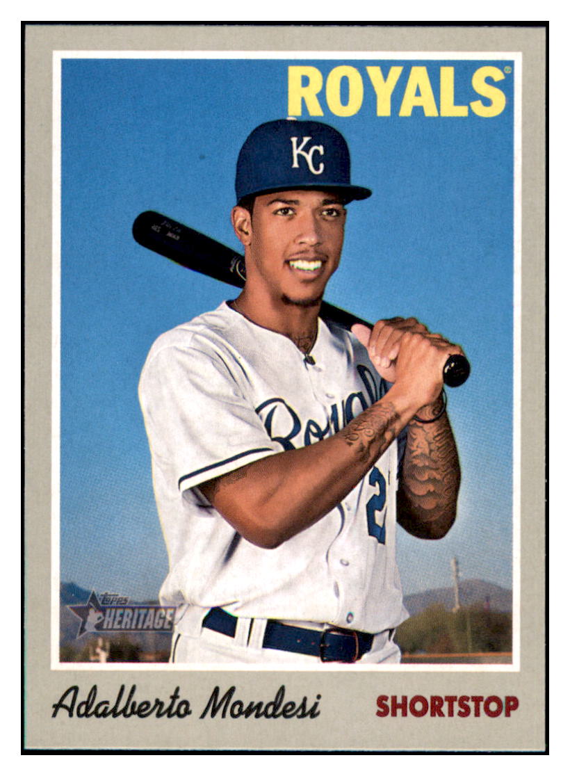 2019 Topps Heritage Adalberto
  Mondesi    Kansas City Royals #THC-89
  Baseball card   TMH1C simple Xclusive Collectibles   