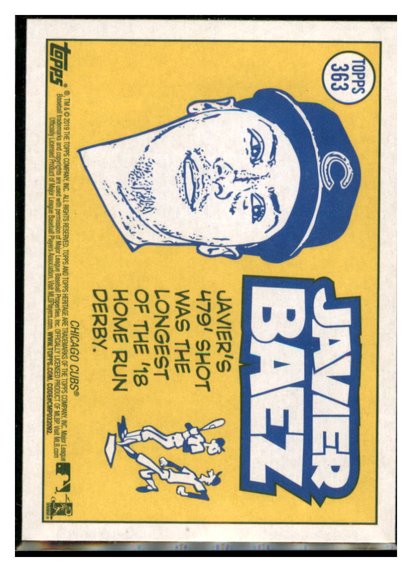 2019 Topps Heritage Javier Baez Chicago Cubs #363 Baseball card PSA ALL
TMH1C simple Xclusive Collectibles