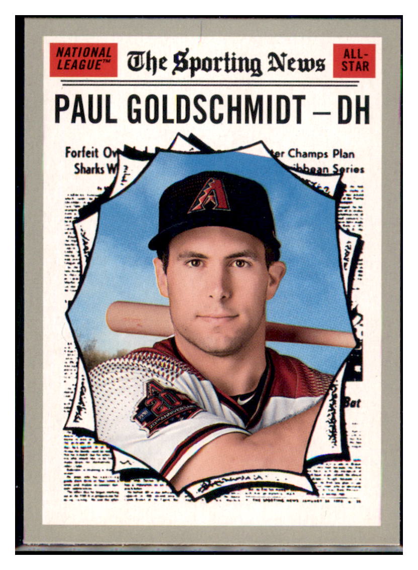 2019 Topps Heritage Paul Goldschmidt Arizona Diamondbacks #369 Baseball card
PSA TMH1C simple Xclusive Collectibles