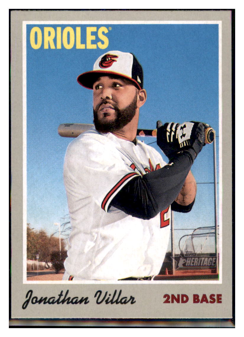 2019 Topps Heritage Jonathan Villar    Baltimore Orioles #45 Baseball card   TMH1C_1a simple Xclusive Collectibles
