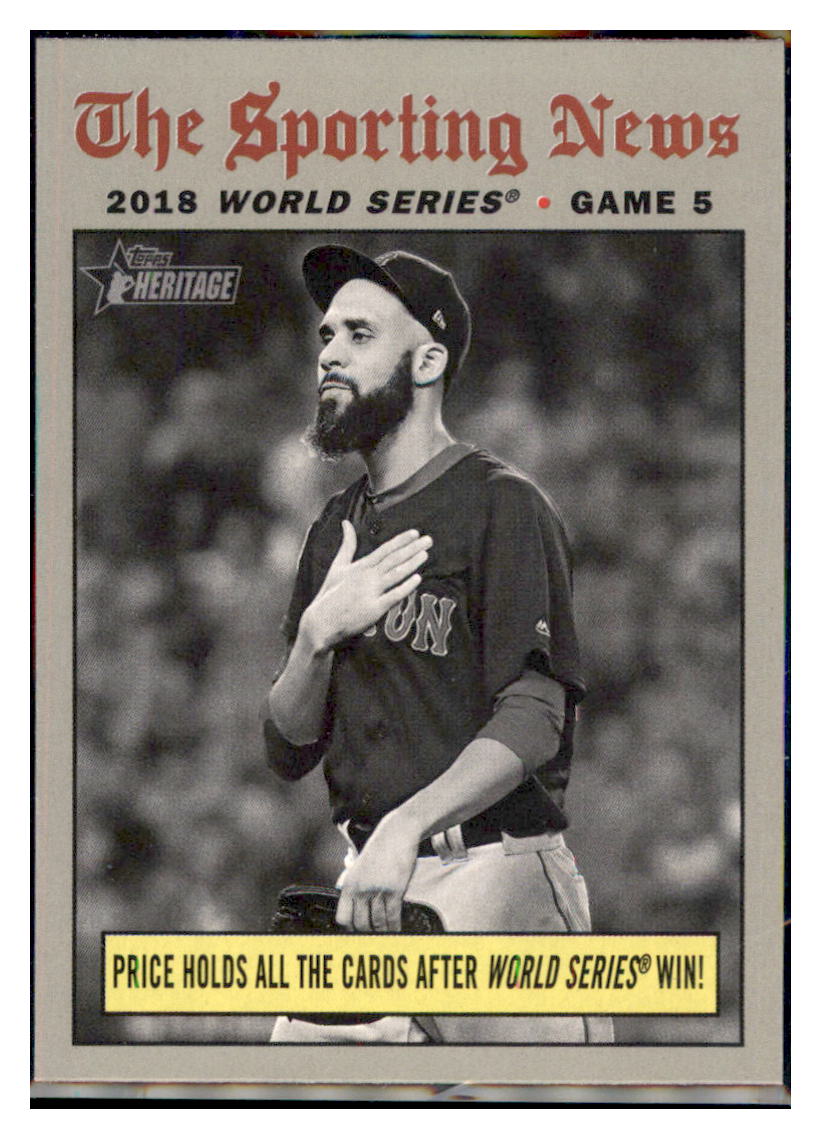 2019 Topps Heritage Price Holds All the
Cards After World Series Win! Boston
Red Sox #309 Baseball card TMH1C simple Xclusive Collectibles
