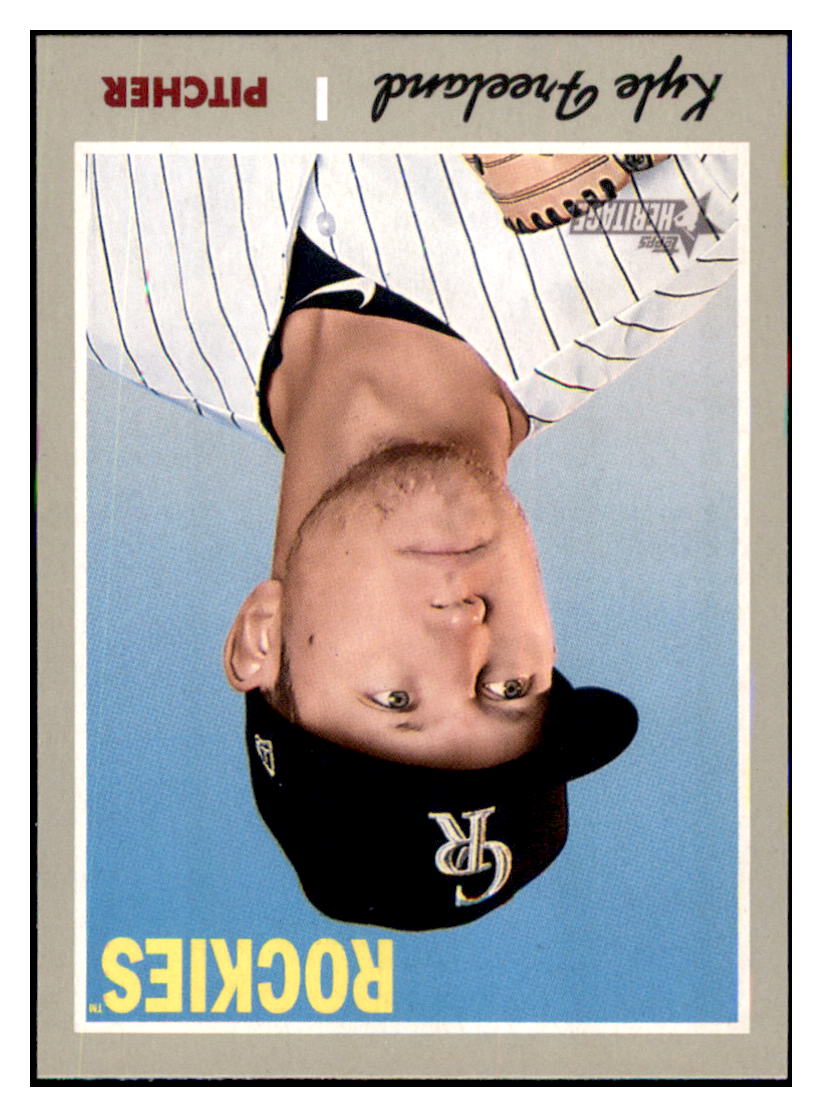 2019 Topps Heritage Kyle Freeland    Colorado Rockies #253 Baseball card   TMH1C simple Xclusive Collectibles