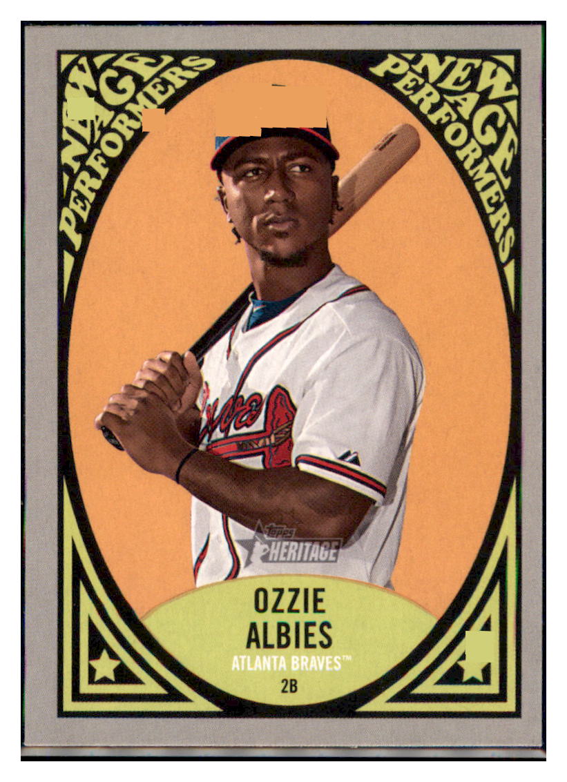 2019 Topps Heritage Ozzie Albies Atlanta Braves #NAP-18 Baseball card TMH1C simple Xclusive Collectibles