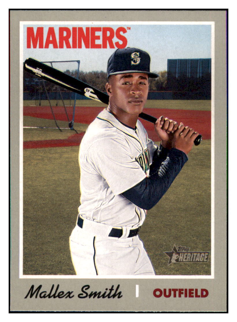 2019 Topps Heritage Mallex Smith Seattle Mariners #150 Baseball card TMH1C simple Xclusive Collectibles