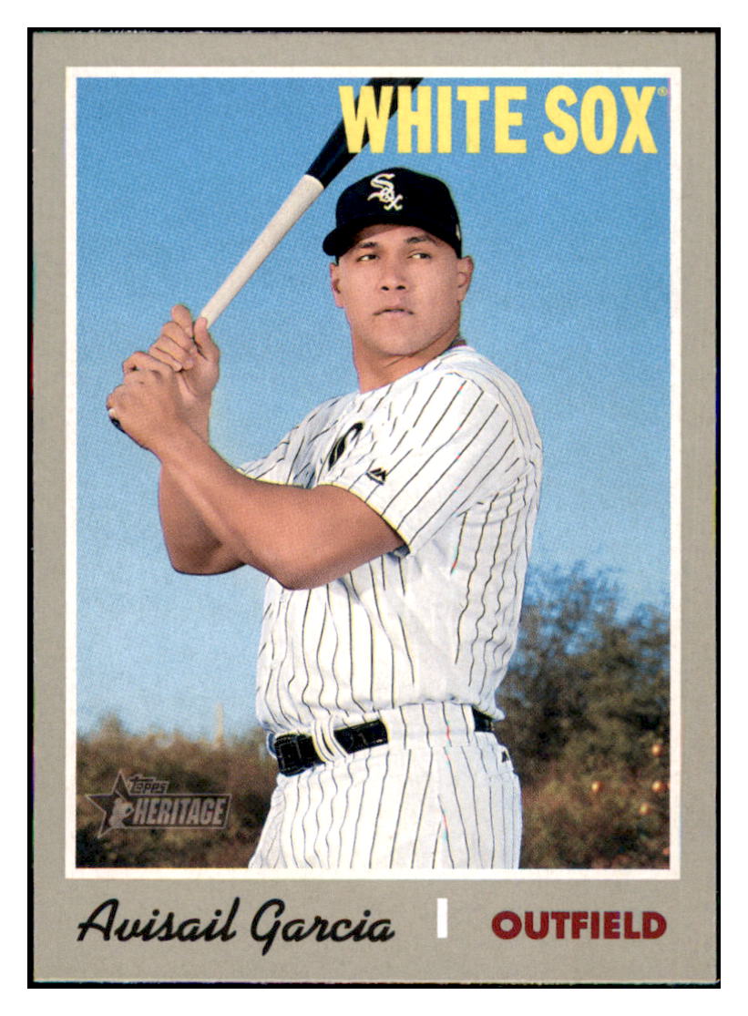 2019 Topps Heritage Avisail Garcia    Chicago White Sox #239 Baseball card   TMH1C simple Xclusive Collectibles
