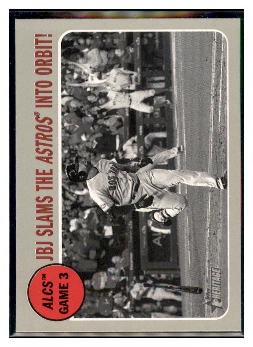2019 Topps Heritage JBJ Slams the Astros
into Orbit! Boston Red Sox #200
Baseball card TMH1C simple Xclusive Collectibles