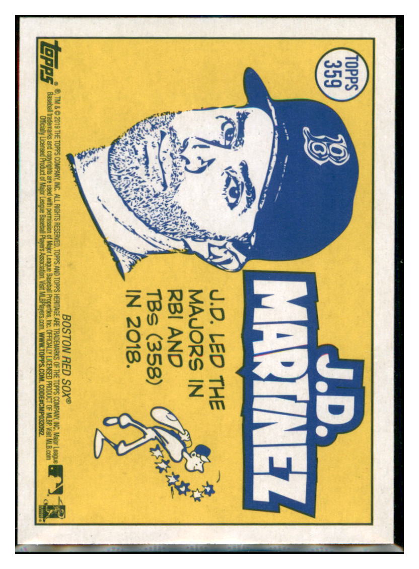 2019 Topps Heritage J.D. Martinez Boston Red Sox #359 Baseball card PSA ALL
TMH1C simple Xclusive Collectibles