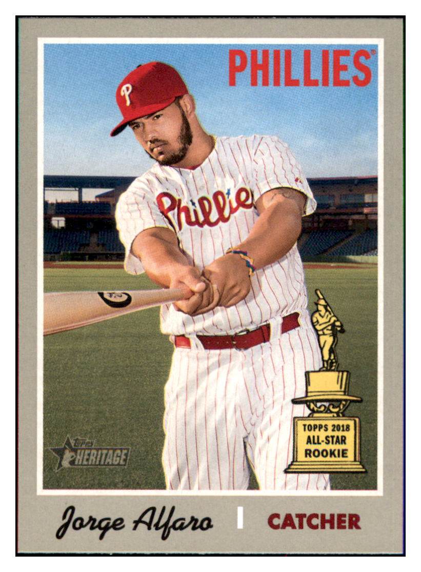 2019 Topps Heritage Jorge Alfaro    Philadelphia Phillies #270 Baseball
  card   TMH1C_1a simple Xclusive Collectibles