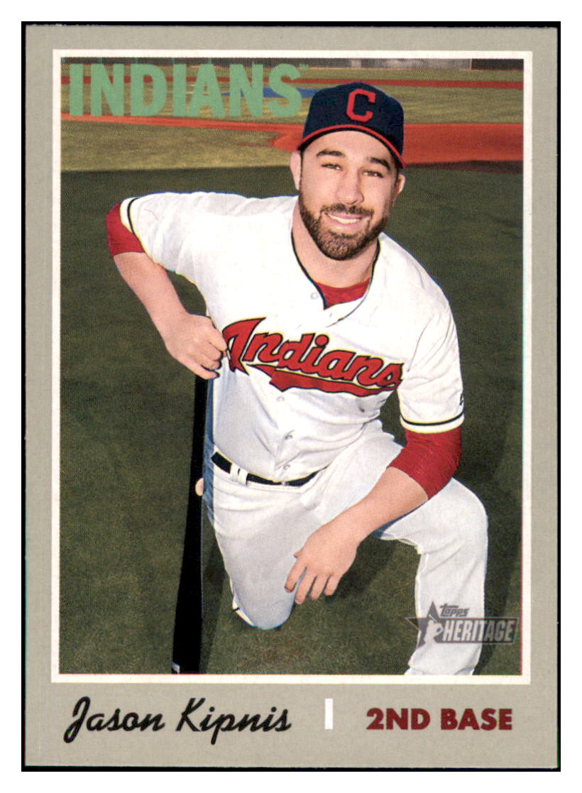 2019 Topps Heritage Jason Kipnis    Cleveland Indians #247 Baseball card   TMH1C simple Xclusive Collectibles