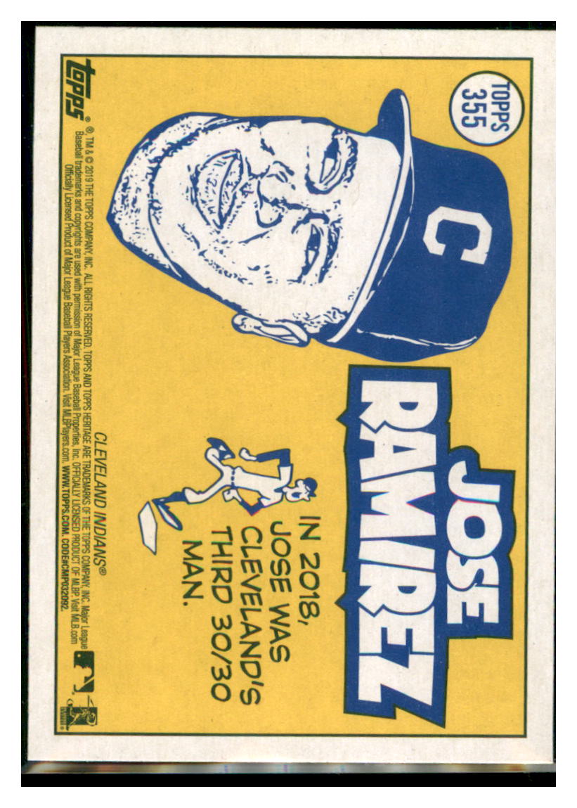 2019 Topps Heritage Jose Ramirez Cleveland Indians #355 Baseball card PSA
ALL TMH1C_1a simple Xclusive Collectibles