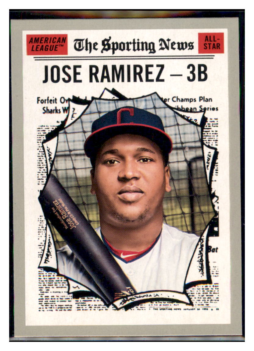 2019 Topps Heritage Jose Ramirez    Cleveland Indians #355 Baseball card PSA
  ALL TMH1C_1a simple Xclusive Collectibles   
