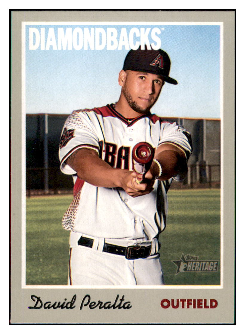 2019 Topps Heritage David Peralta Arizona Diamondbacks #57 Baseball
card TMH1C simple Xclusive Collectibles