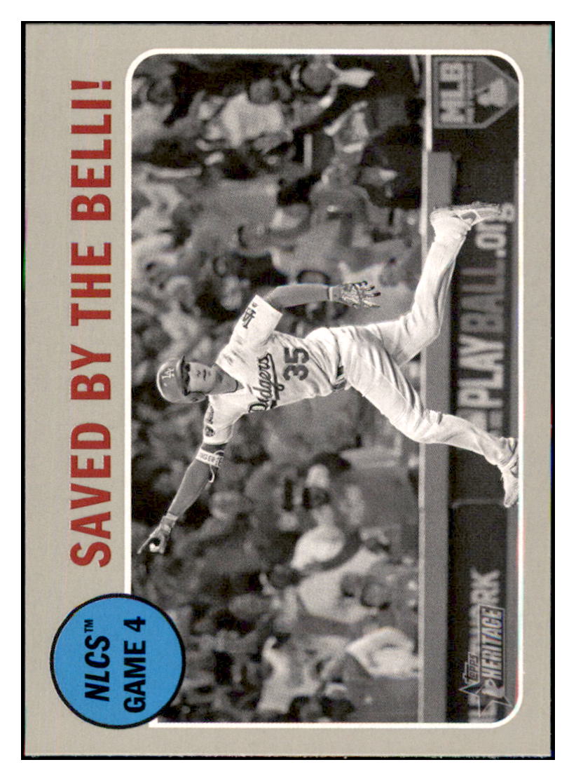 2019 Topps Heritage Saved by the
Belli! Los Angeles Dodgers #196
Baseball card TMH1C_1a simple Xclusive Collectibles