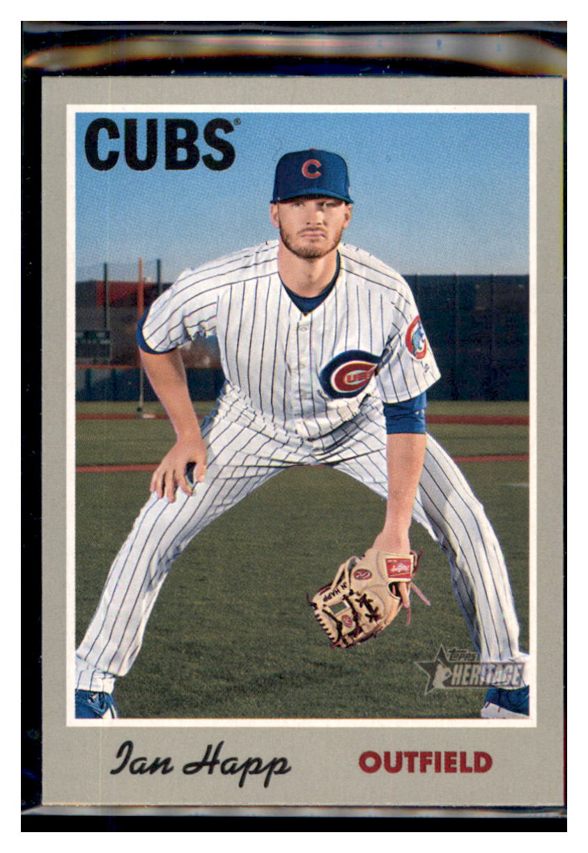2019 Topps Heritage Ian Happ Chicago Cubs #80 Baseball card TMH1C simple Xclusive Collectibles