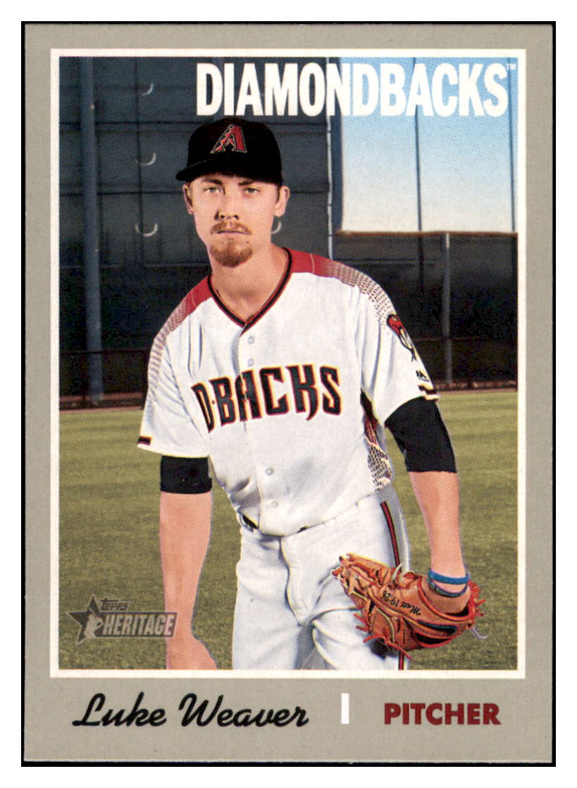 2019 Topps Heritage Luke Weaver Arizona Diamondbacks #190 Baseball
card TMH1C simple Xclusive Collectibles