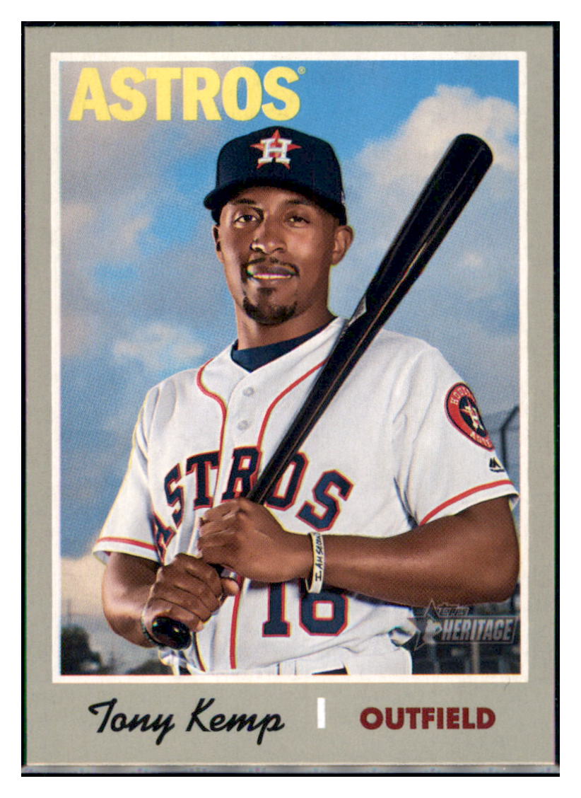2019 Topps Heritage Tony Kemp Houston Astros #208 Baseball card TMH1C simple Xclusive Collectibles