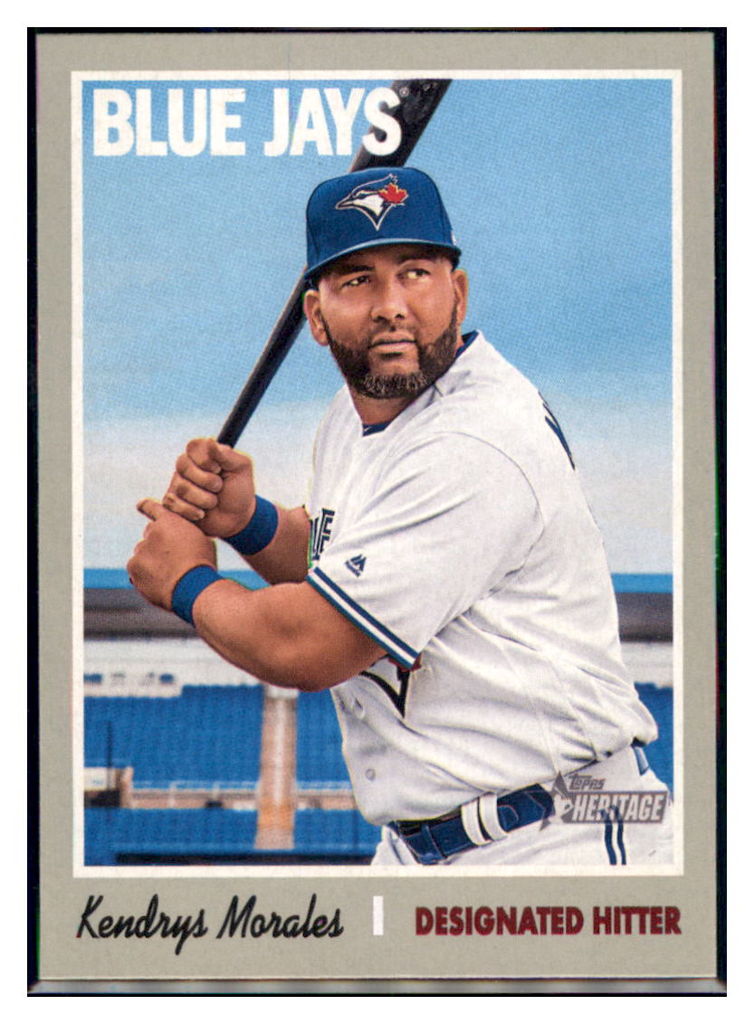 2019 Topps Heritage Kendrys Morales Toronto Blue Jays #221 Baseball card TMH1C simple Xclusive Collectibles