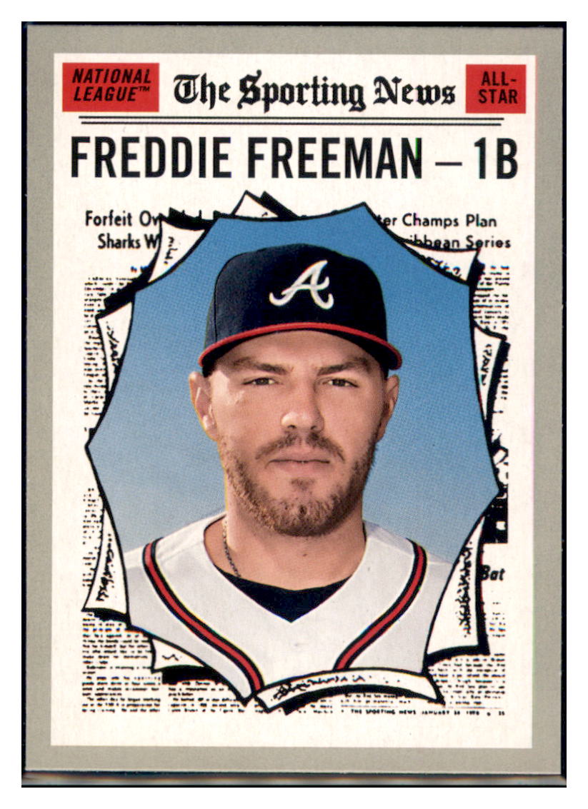 2019 Topps Heritage Freddie Freeman    Atlanta Braves #362 Baseball card PSA ALL
  TMH1C_1a simple Xclusive Collectibles