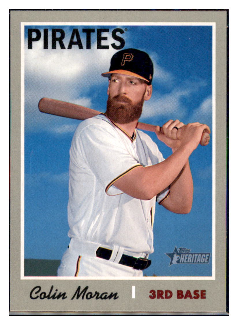 2019 Topps Heritage Colin Moran    Pittsburgh Pirates #264 Baseball
  card   TMH1C_1a simple Xclusive Collectibles