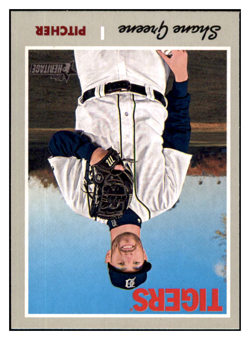 2019 Topps Heritage Shane Greene Detroit Tigers #269 Baseball card TMH1C simple Xclusive Collectibles