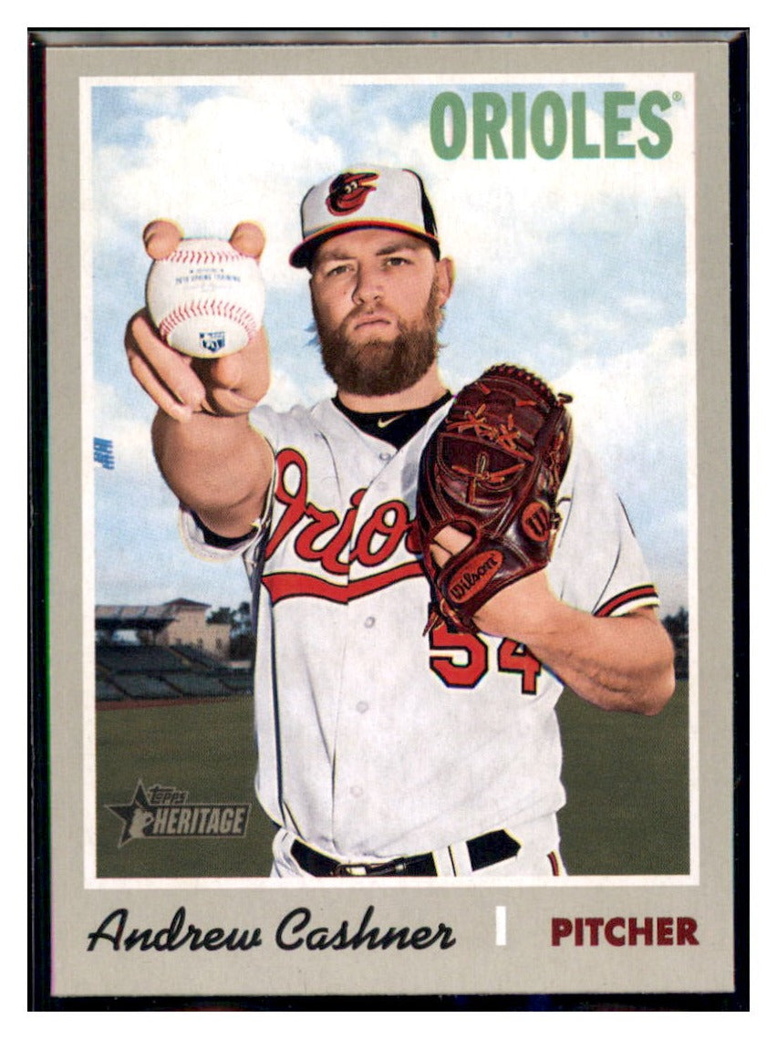 2019 Topps Heritage Andrew Cashner    Baltimore Orioles #182 Baseball card   TMH1C simple Xclusive Collectibles   