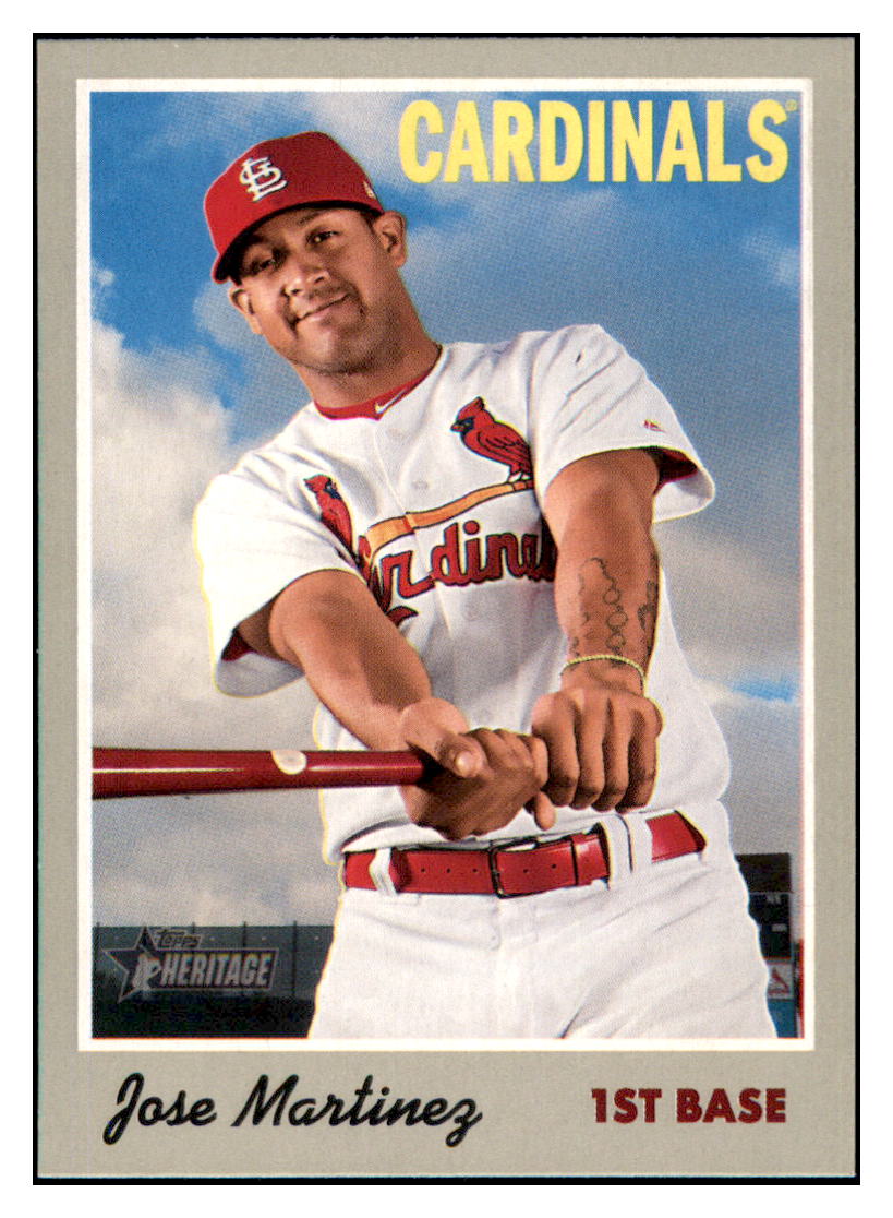 2019 Topps Heritage Jose Martinez St. Louis Cardinals #40 Baseball
card TMH1C simple Xclusive Collectibles