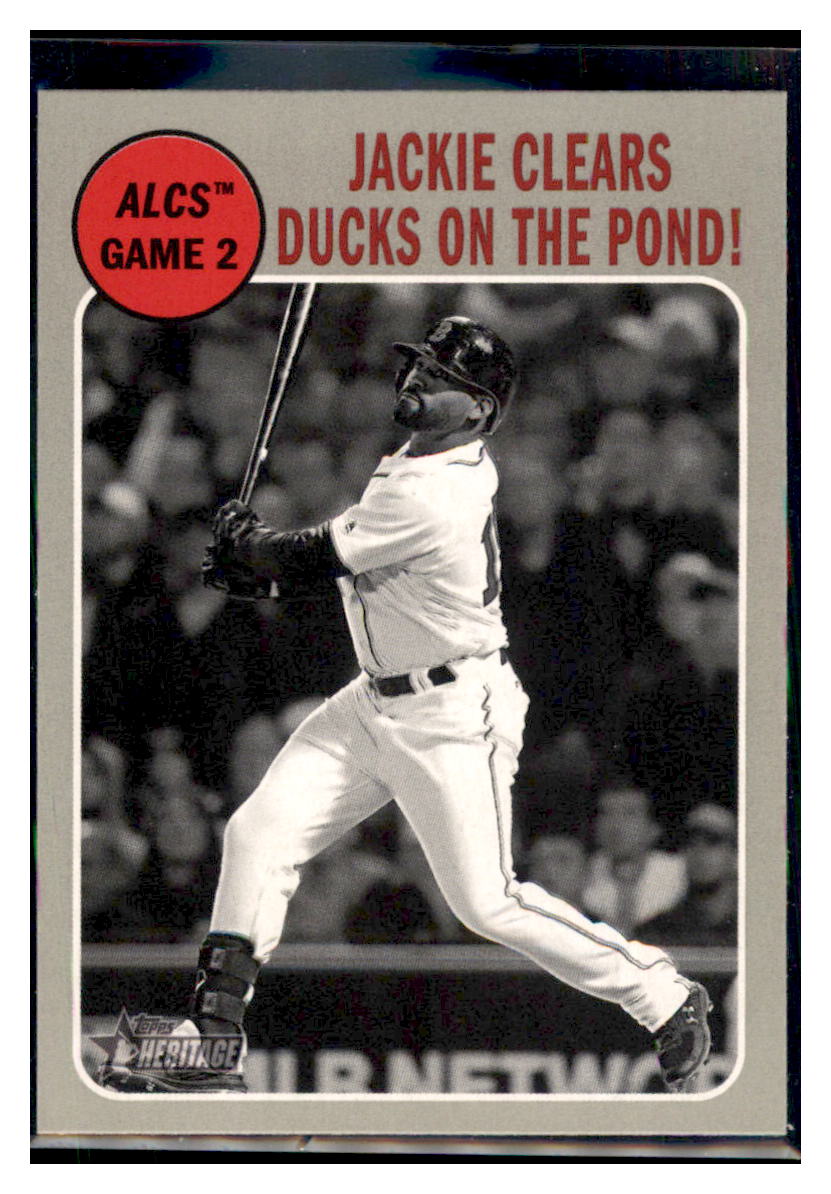 2019 Topps Heritage Jackie Clears Ducks
  on the Pond!    Boston Red Sox #199
  Baseball card   TMH1C_1a simple Xclusive Collectibles
