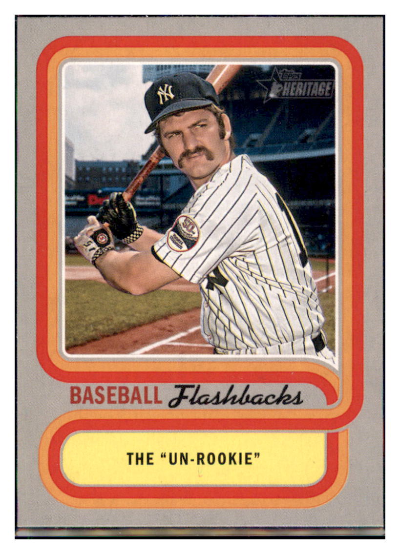 2019 Topps Heritage Thurman Munson New York Yankees #BF-TM Baseball
card TMH1C_1a simple Xclusive Collectibles