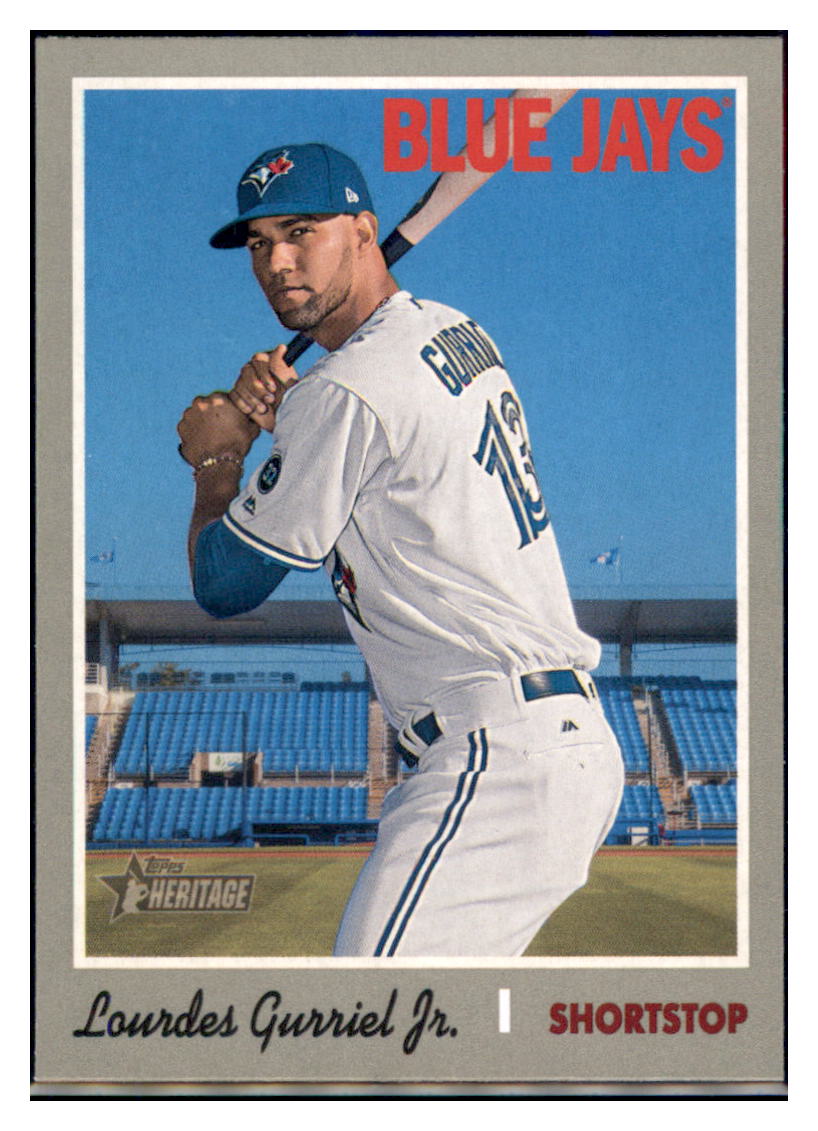 2019 Topps Heritage Lourdes Gurriel
Jr. Toronto Blue Jays #480 Baseball
card TMH1B simple Xclusive Collectibles