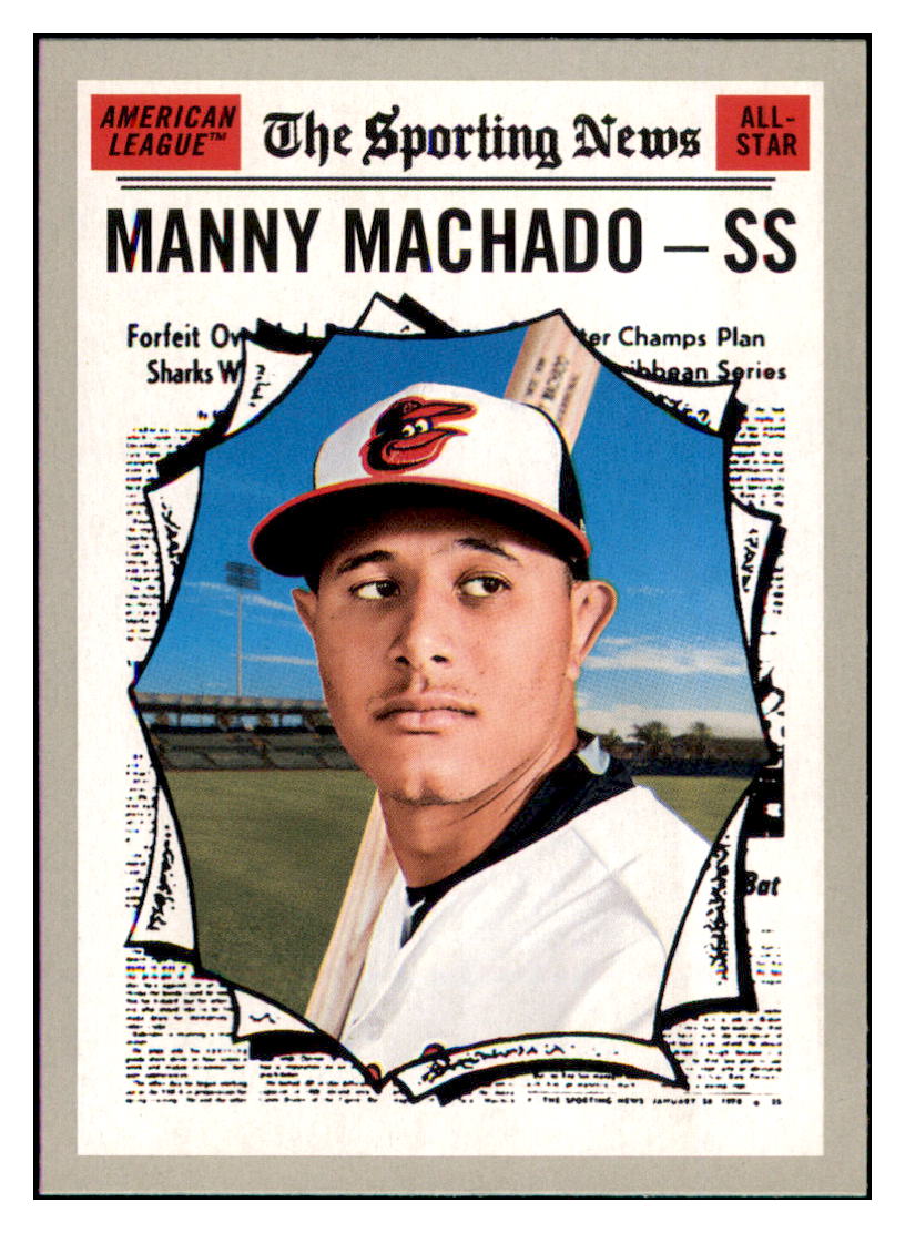 2019 Topps Heritage Manny Machado    Baltimore Orioles #354 Baseball card PSA
  ALL  TMH1B simple Xclusive Collectibles