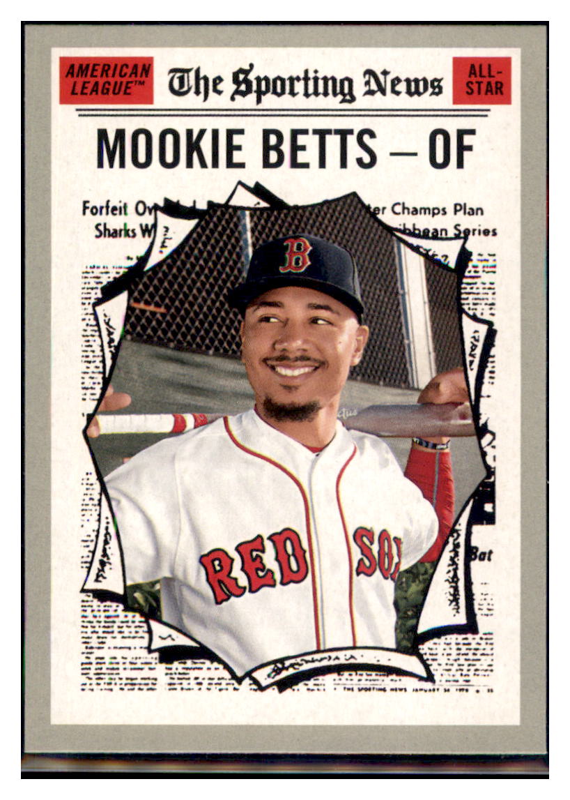 2019 Topps Heritage Mookie Betts Boston Red Sox #358 Baseball card
PSA TMH1B simple Xclusive Collectibles