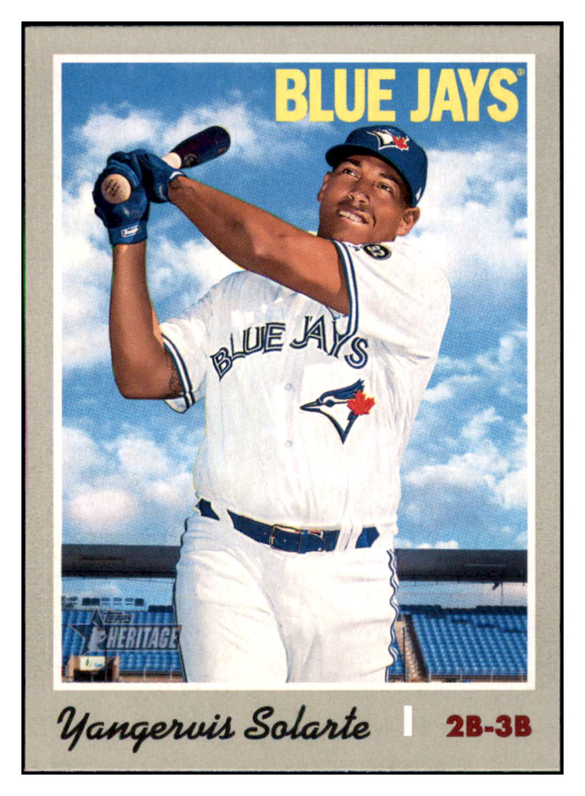 2019 Topps Heritage Yangervis
  Solarte    Toronto Blue Jays #147
  Baseball card    TMH1B_1a simple Xclusive Collectibles   