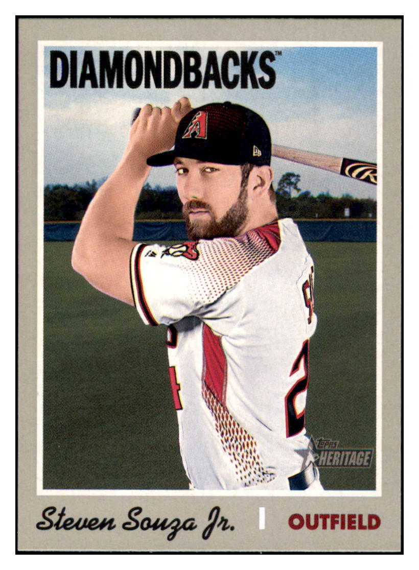 2019 Topps Heritage Steven Souza Jr. Arizona Diamondbacks #292 Baseball
card TMH1B simple Xclusive Collectibles