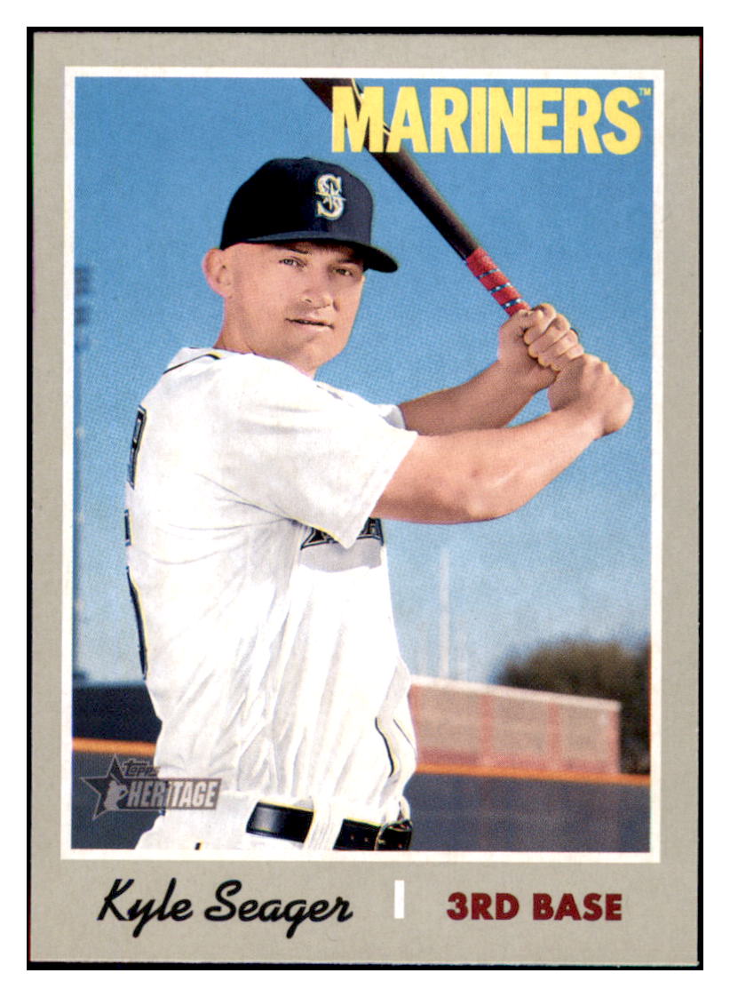 2019 Topps Heritage Kyle Seager    Seattle Mariners #271 Baseball card    TMH1B simple Xclusive Collectibles