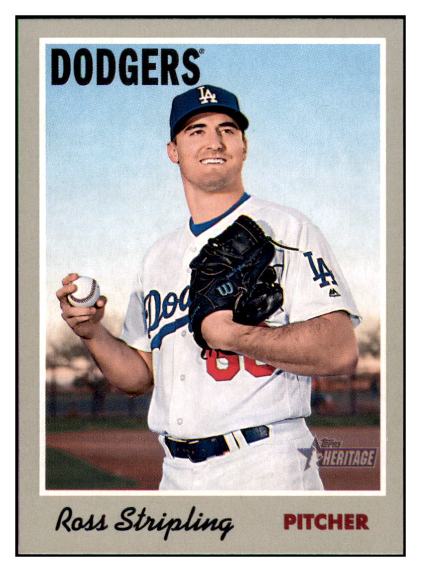 2019 Topps Heritage Ross Stripling Los Angeles Dodgers #54 Baseball
card TMH1B simple Xclusive Collectibles