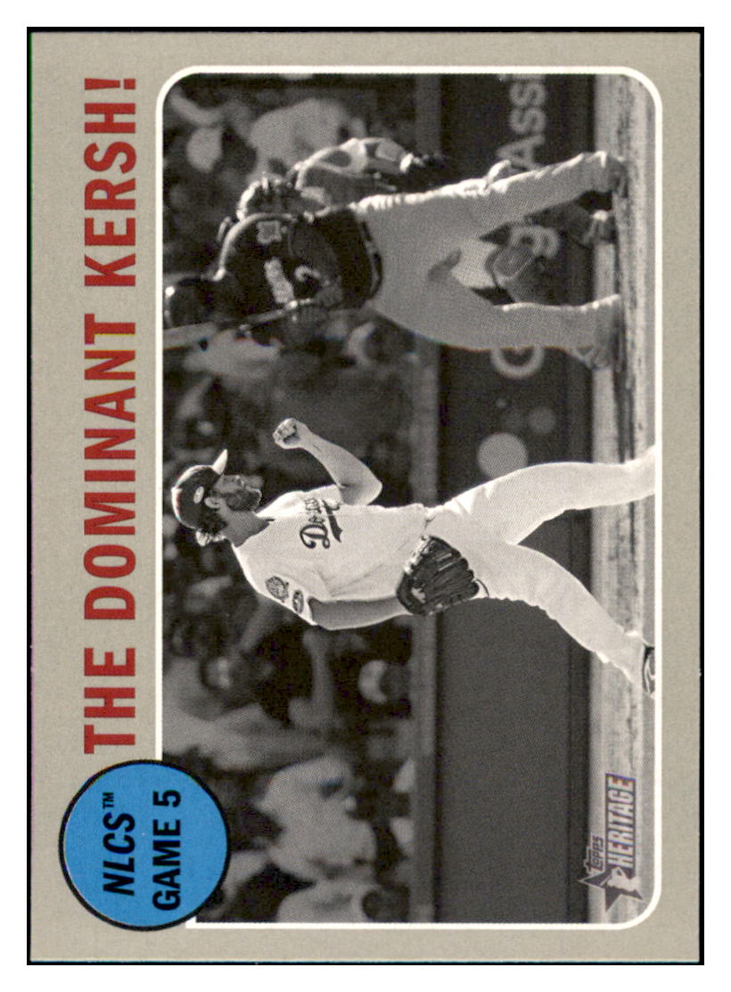 2019 Topps Heritage The Dominant
  Kersh!    Los Angeles Dodgers #197
  Baseball card    TMH1B simple Xclusive Collectibles   