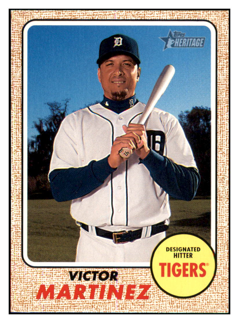 2017 Topps Heritage Victor Martinez /
Anthony Rendon / Ender Inciarte
Detroit Tigers / Washington Nationals / Atlanta Braves #NNO Baseball
card TMH1B simple Xclusive Collectibles