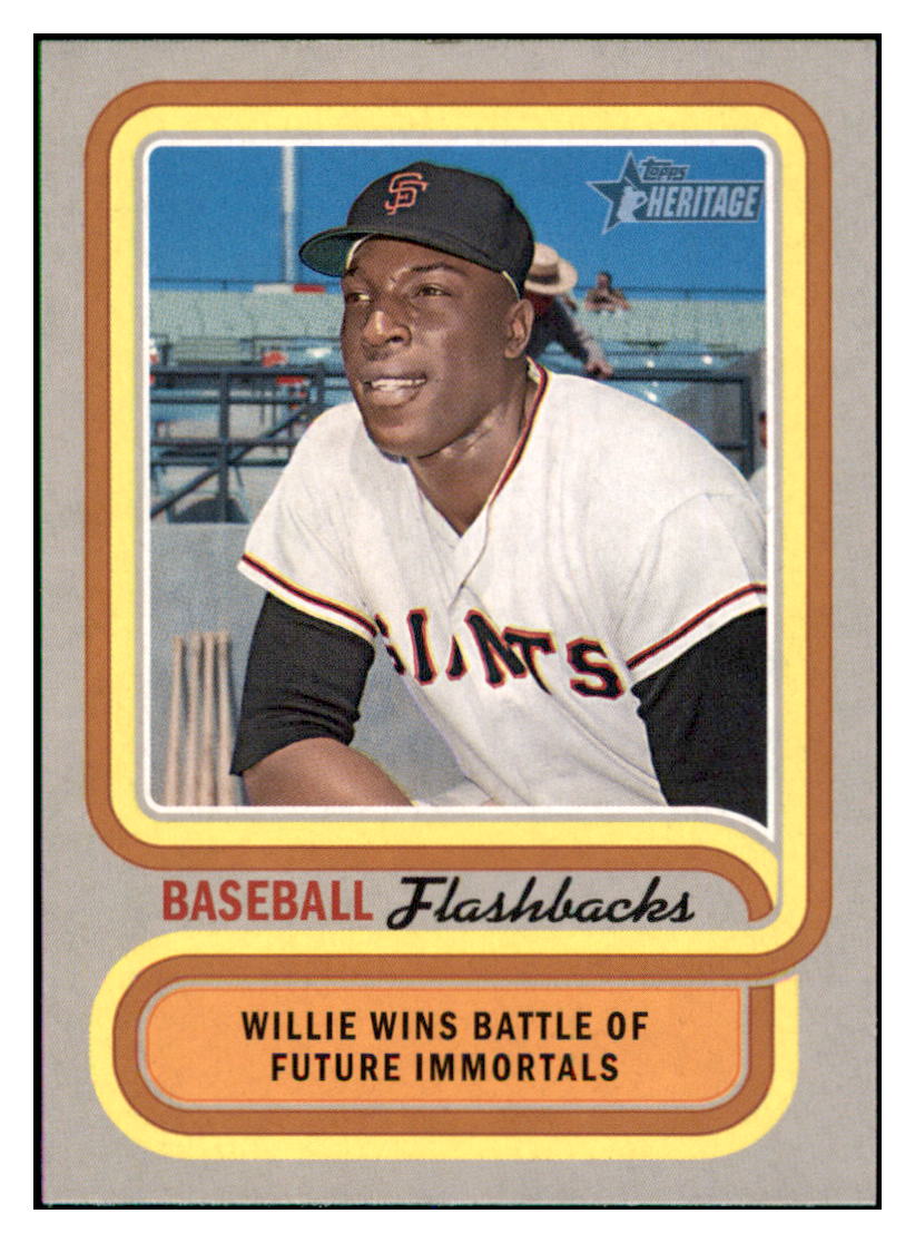 2019 Topps Heritage Willie McCovey San Francisco Giants #BF-WM Baseball
card TMH1B simple Xclusive Collectibles