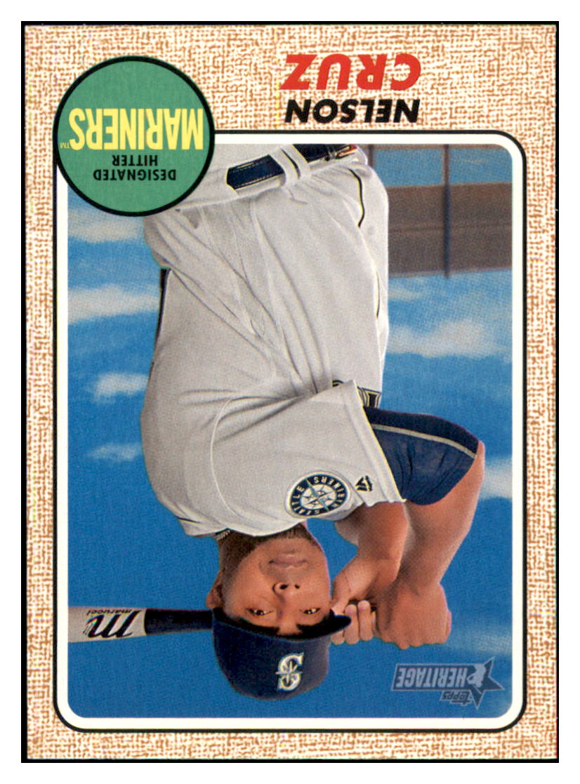 2017 Topps Heritage Nelson Cruz    Seattle Mariners #274 Baseball card    TMH1B simple Xclusive Collectibles