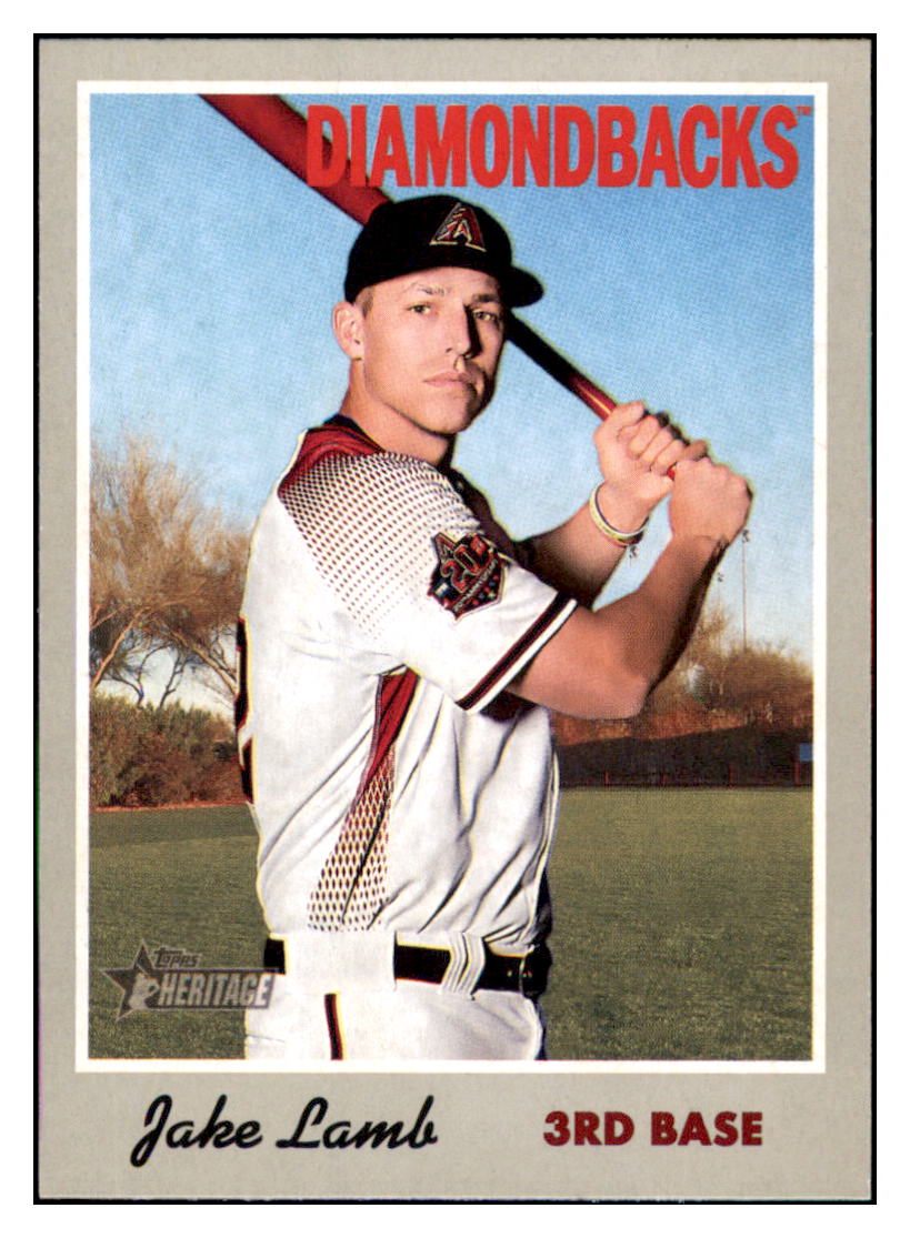 2019 Topps Heritage Jake Lamb Arizona Diamondbacks #75 Baseball
card TMH1B simple Xclusive Collectibles