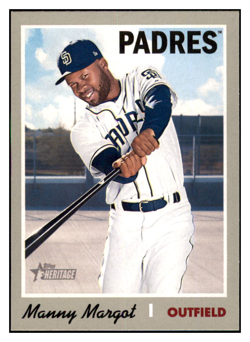 2019 Topps Heritage Manny Margot San Diego Padres #179 Baseball card TMH1B simple Xclusive Collectibles