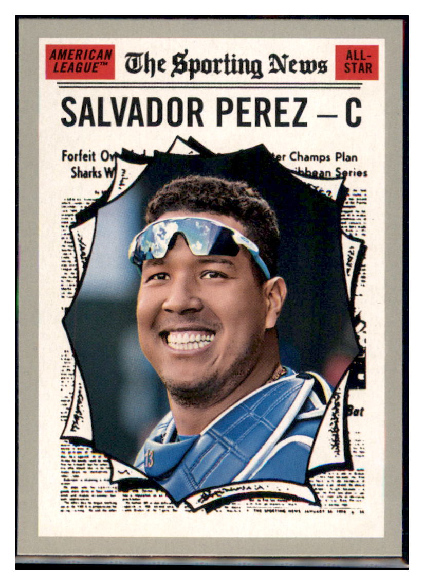 2019 Topps Heritage Salvador Perez    Kansas City Royals #351 Baseball card
  PSA   TMH1B simple Xclusive Collectibles   