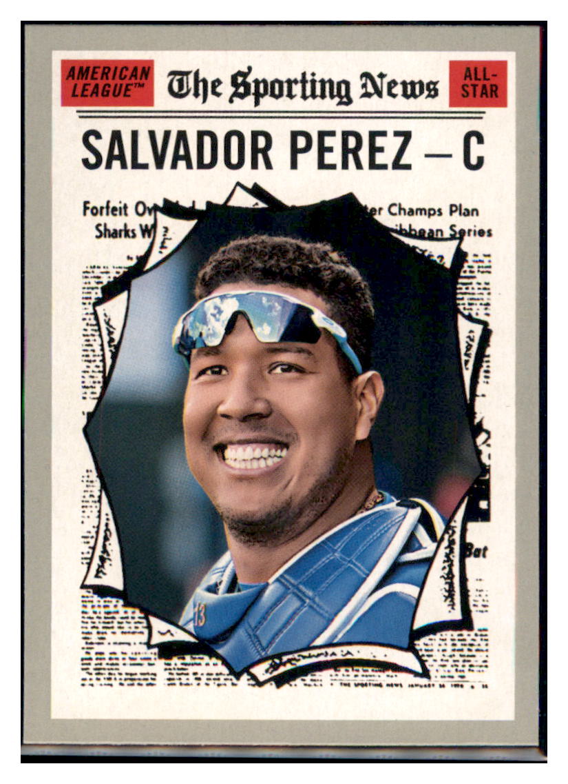 2019 Topps Heritage Salvador Perez Kansas City Royals #351 Baseball card
PSA TMH1B simple Xclusive Collectibles
