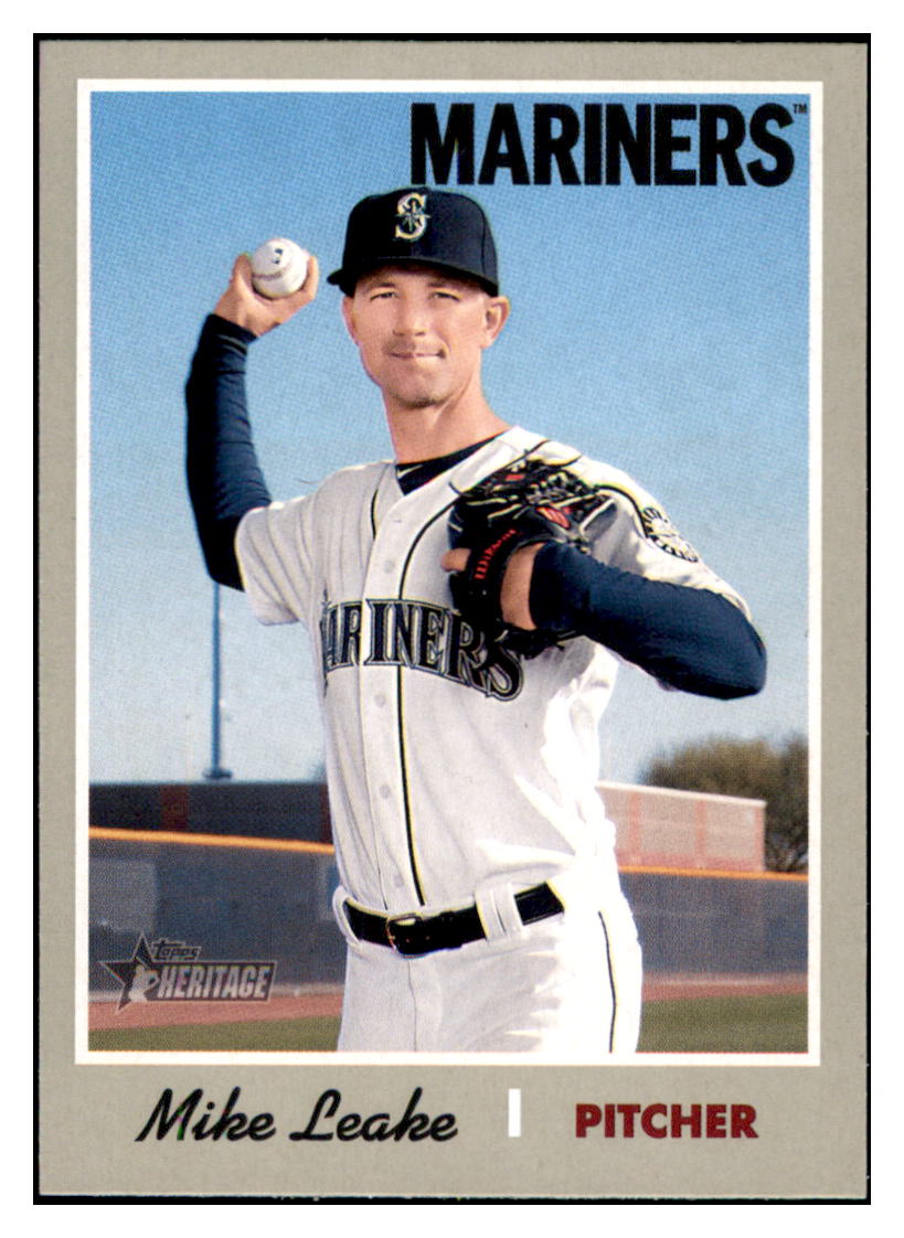 2019 Topps Heritage Mike Leake Seattle Mariners #289 Baseball card TMH1B simple Xclusive Collectibles