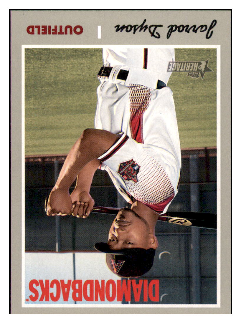 2019 Topps Heritage Jarrod Dyson    Arizona Diamondbacks #338 Baseball
  card    TMH1B simple Xclusive Collectibles   