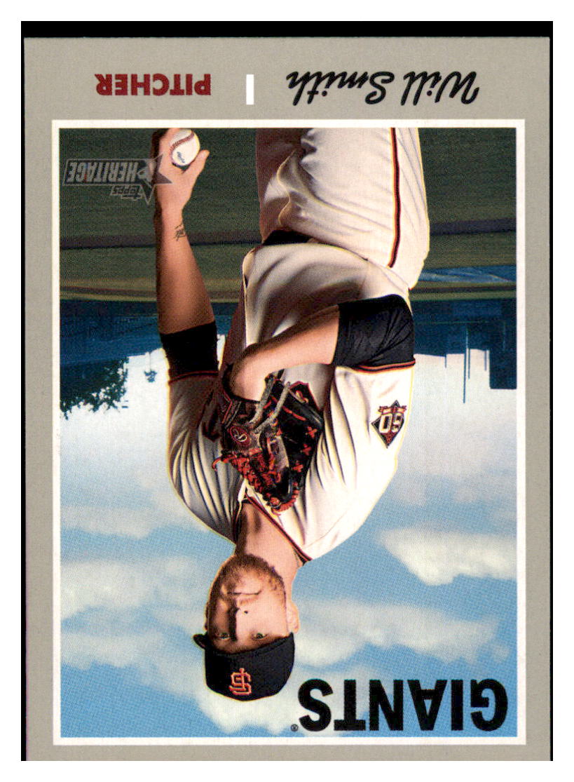 2019 Topps Heritage Will Smith San Francisco Giants #176 Baseball
card TMH1B simple Xclusive Collectibles